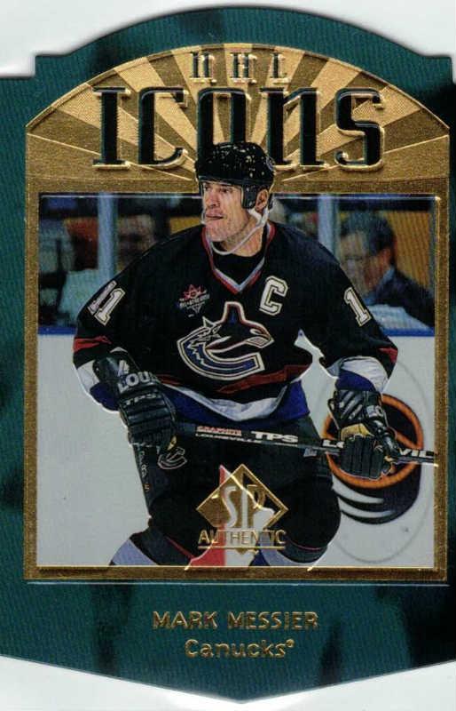 Mark Messier 1997-98 SP Authentic Icons Die-Cuts /100 #I16