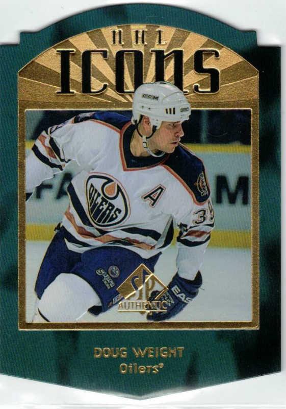Doug Weight 1997-98 SP Authentic Icons Die-Cuts /100 #I32