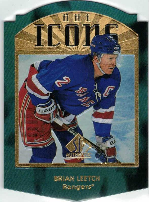Brian Leetch 1997-98 SP Authentic Icons Die-Cuts  /100 #I39
