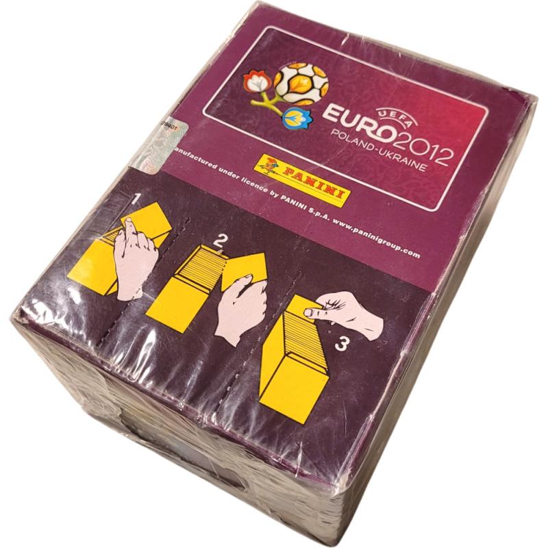 Sealed Box Panini Stickers Euro 2012 (100 Packs)