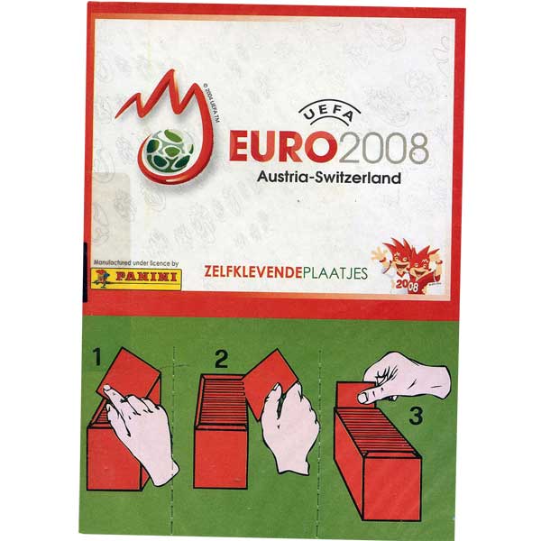 100 Packs (Box) Panini stickers EM/ Euro 2008