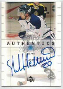 1999-00 Swedish Upper Deck SHL Signatures #11 Stefan Hellkvist Autograf Leksand