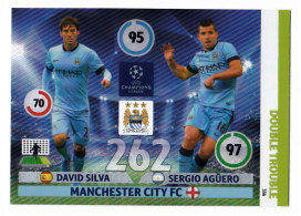 Double Trouble, 2014-15 Adrenalyn Champions League, David Silva / Sergio Agüero