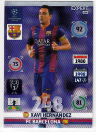 Expert, 2014-15 Adrenalyn Champions League, Xavi Hernández / Xavi Hernandez