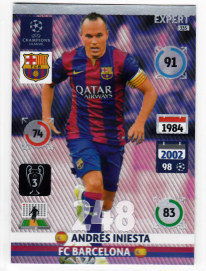 Expert, 2014-15 Adrenalyn Champions League, Andrés Iniesta / Andres Iniesta