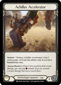 ARC005 - FAB - Arcane Rising Unlimited - Achilles Accelerator - Common - FOIL