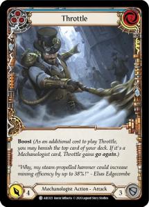 ARC025 - FAB - Arcane Rising Unlimited - Throttle (Blue) - Common - FOIL