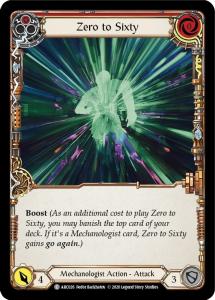 ARC026 - FAB - Arcane Rising Unlimited - Zero to Sixty (Red) - Common - FOIL