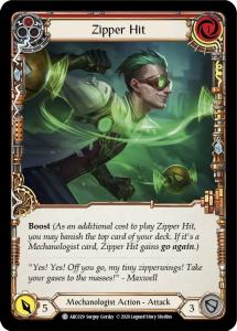 ARC029 - FAB - Arcane Rising Unlimited - Zipper Hit (Red) - Common