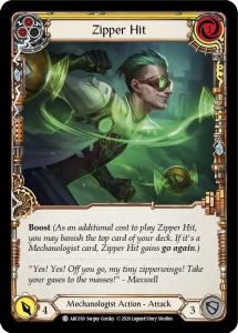 ARC030 - FAB - Arcane Rising Unlimited - Zipper Hit (Yellow) - Common
