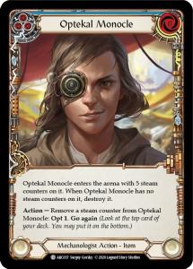 ARC037 - FAB - Arcane Rising Unlimited - Optekal Monocle - Common - FOIL
