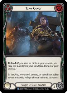 ARC050 - FAB - Arcane Rising Unlimited - Take Cover (Blue) - Rare - FOIL