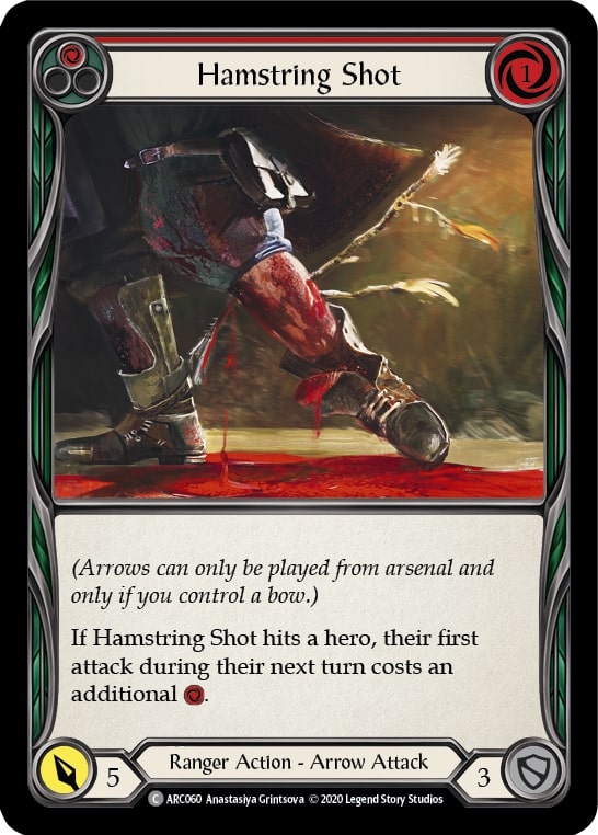 ARC060 - FAB - Arcane Rising Unlimited - Hamstring Shot (Red) - Common - FOIL