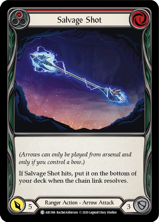 ARC066 - FAB - Arcane Rising Unlimited - Salvage Shot (Red) - Common - FOIL