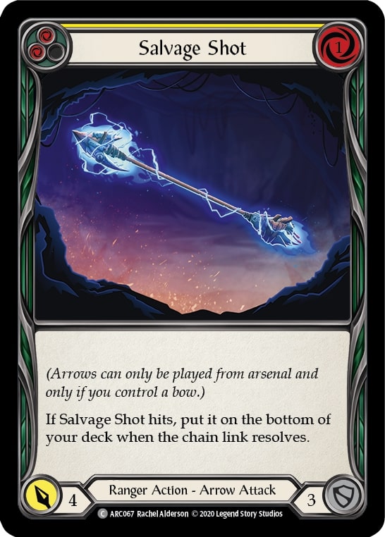 ARC067 - FAB - Arcane Rising Unlimited - Salvage Shot (Yellow) - Common