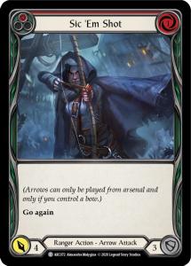 ARC072 - FAB - Arcane Rising Unlimited - Sic 'Em Shot (Red) - Common - FOIL