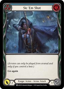 ARC074 - FAB - Arcane Rising Unlimited - Sic 'Em Shot (Blue) - Common - FOIL