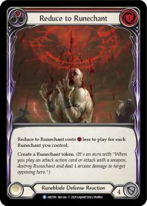 ARC088 - FAB - Arcane Rising Unlimited - Reduce to Runechant (Red) - Rare - FOIL