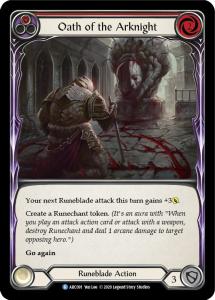 ARC091 - FAB - Arcane Rising Unlimited - Oath of the Arknight (Red) - Rare - FOIL