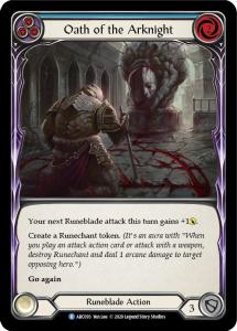 ARC093 - FAB - Arcane Rising Unlimited - Oath of the Arknight (Blue) - Rare