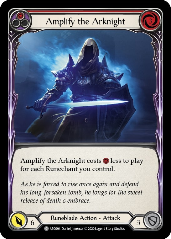 ARC094 - FAB - Arcane Rising Unlimited - Amplify the Arknight (Red) - Common
