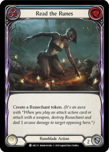ARC111 - FAB - Arcane Rising Unlimited - Read the Runes (Blue) - Common - FOIL