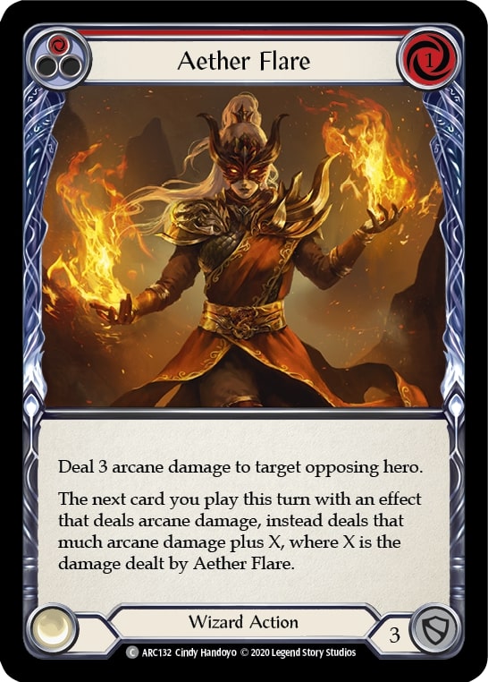ARC132 - FAB - Arcane Rising Unlimited - Aether Flare (Red) - Common