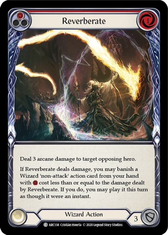 ARC138 - FAB - Arcane Rising Unlimited - Reverberate (Red) - Common - FOIL
