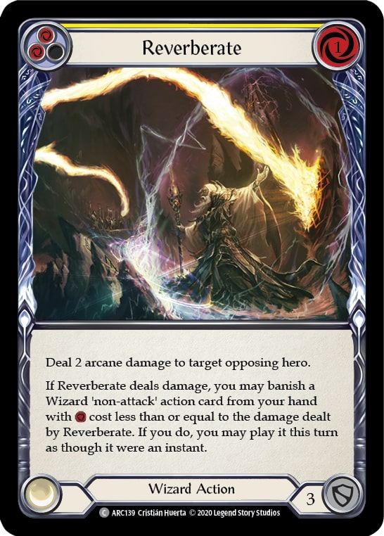 ARC139 - FAB - Arcane Rising Unlimited - Reverberate (Yellow) - Common - FOIL