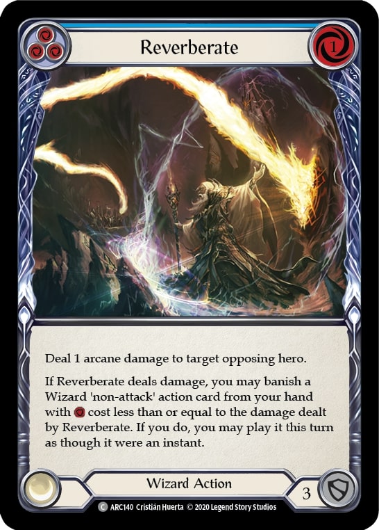 ARC140 - FAB - Arcane Rising Unlimited - Reverberate (Blue) - Common