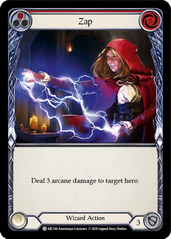 ARC144 - FAB - Arcane Rising Unlimited - Zap (Red) - Common - FOIL