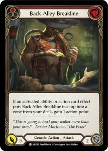 ARC176 - FAB - Arcane Rising Unlimited - Back Alley Breakline (Red) - Common - FOIL