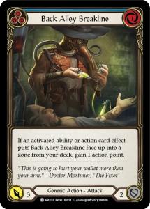 ARC178 - FAB - Arcane Rising Unlimited - Back Alley Breakline (Blue) - Common - FOIL