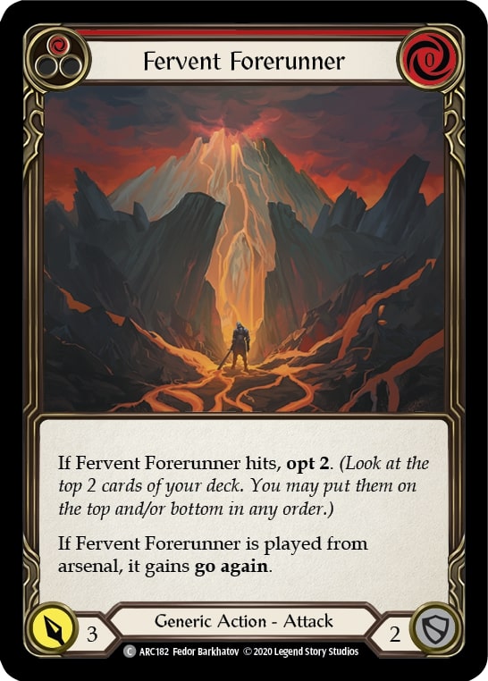 ARC182 - FAB - Arcane Rising Unlimited - Fervent Forerunner (Red) - Common
