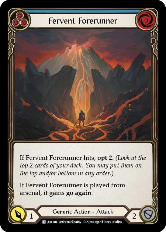 ARC184 - FAB - Arcane Rising Unlimited - Fervent Forerunner (Blue) - Common