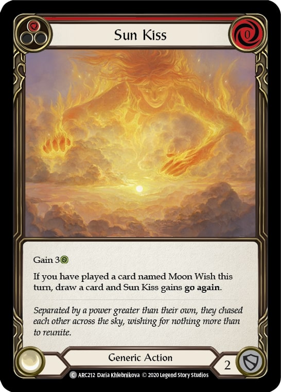 ARC212 - FAB - Arcane Rising Unlimited - Sun Kiss (Red) - Common - FOIL