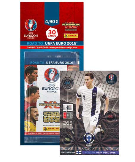 Blisterpack, Panini Adrenalyn XL Road to Euro 2016 - Niklas Moisander