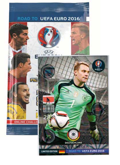 1st Coolcardpack, Panini Adrenalyn XL Road to Euro 2016 - Manuel Neuer