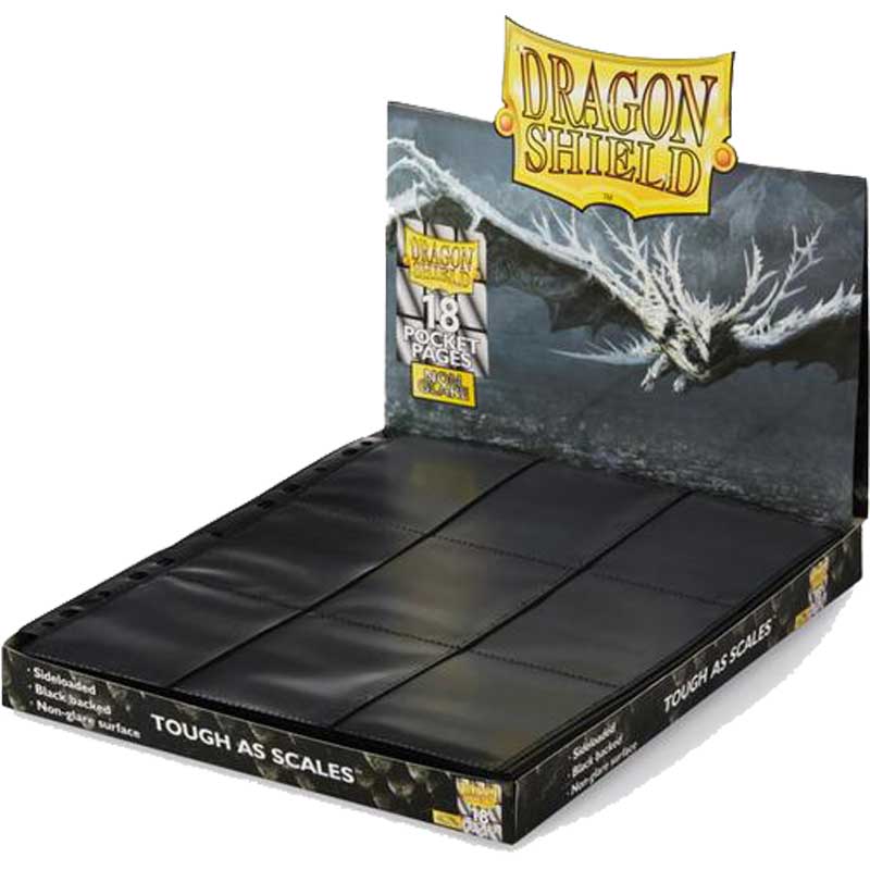 Dragon Shield 18-Pocket NON GLARE - Sideloader Pages Display (50 Pages)