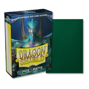 Japanese Dragon Shield Matte, 60 sleeves, Jade (Yu-Gi-Oh)