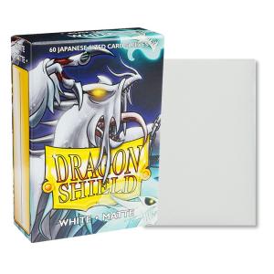 Japanese Dragon Shield Matte, 60 sleeves, White (Yu-Gi-Oh)
