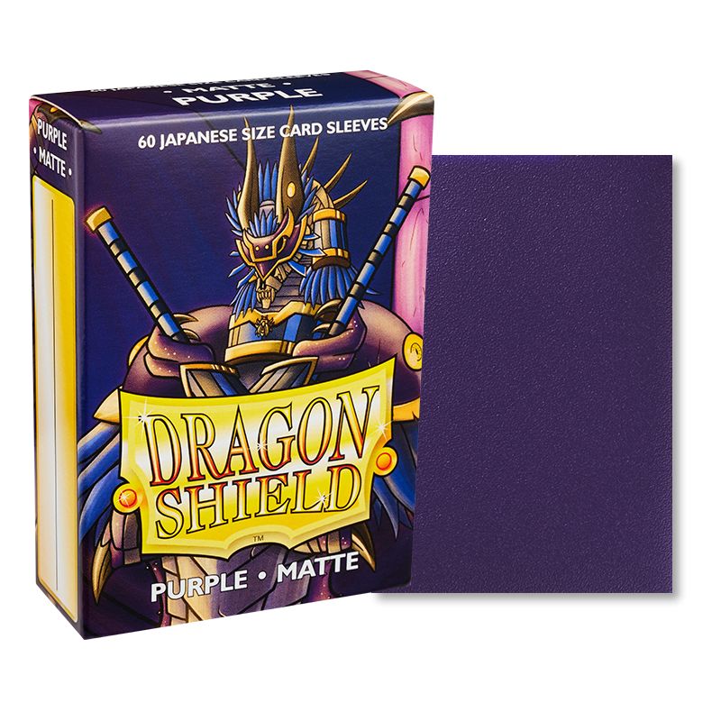 Japanese Dragon Shield Matte, 60 sleeves, Purple (Yu-Gi-Oh)