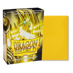 Japanese Dragon Shield Matte, 60 sleeves, Yellow (Yu-Gi-Oh)
