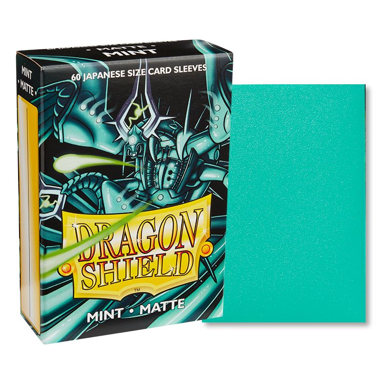 Dragon Shield - 60 Protège cartes - Sleeves - Mini : Jet Matte Dragon Shield - 60 Protège cartes - Sleeves - Mini : Jet Matte