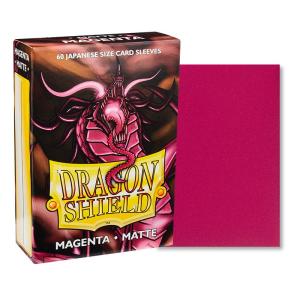 Japanese Dragon Shield Matte, 60 sleeves, Magenta (Yu-Gi-Oh)