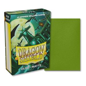 Japanese Dragon Shield Matte, 60 sleeves, Olive (Yu-Gi-Oh)