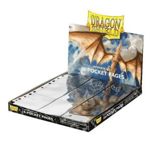 Dragon Shield 18-Pocket Pages Display JAPANESE SIZE (50 Pages)