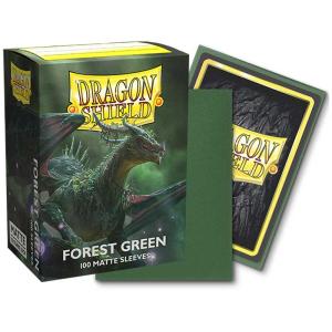 Dragon Shield Matte, 100ct, Forest Green
