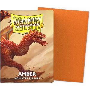 Dragon Shield Matte, 100, Amber