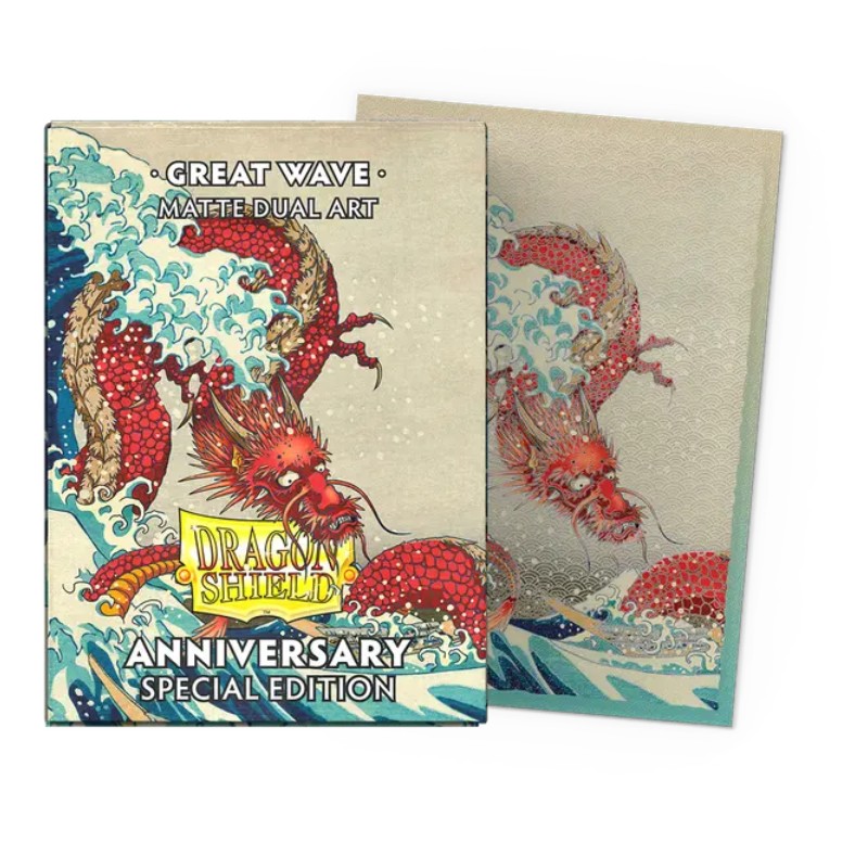 Dragon Shield - Great Wave - Matte Dual Art Sleeves - Standard Size - Anniversary Special Edition